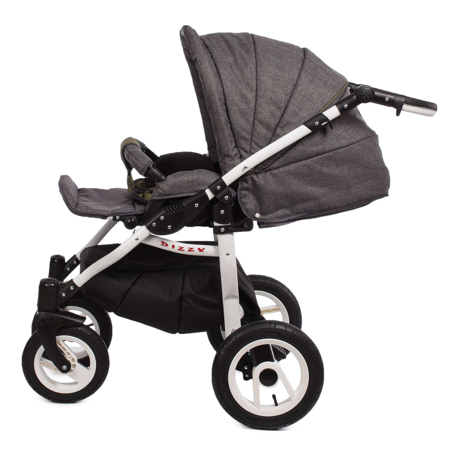 Коляска 2в1 Babyton Dizzy Dark Grey-Green - фото 17