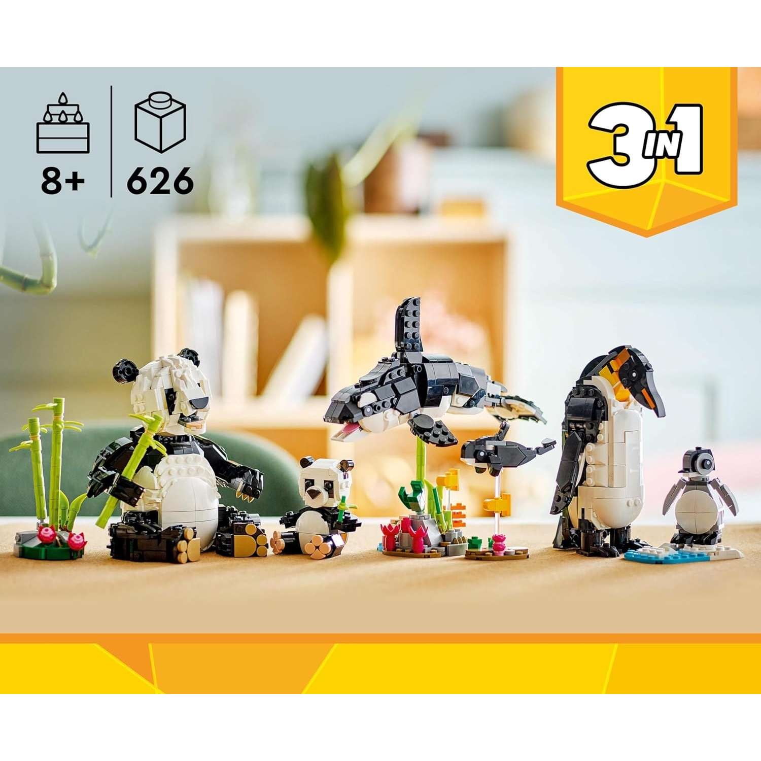 Конструктор LEGO Creator Семейство панд 626 дет. - фото 2