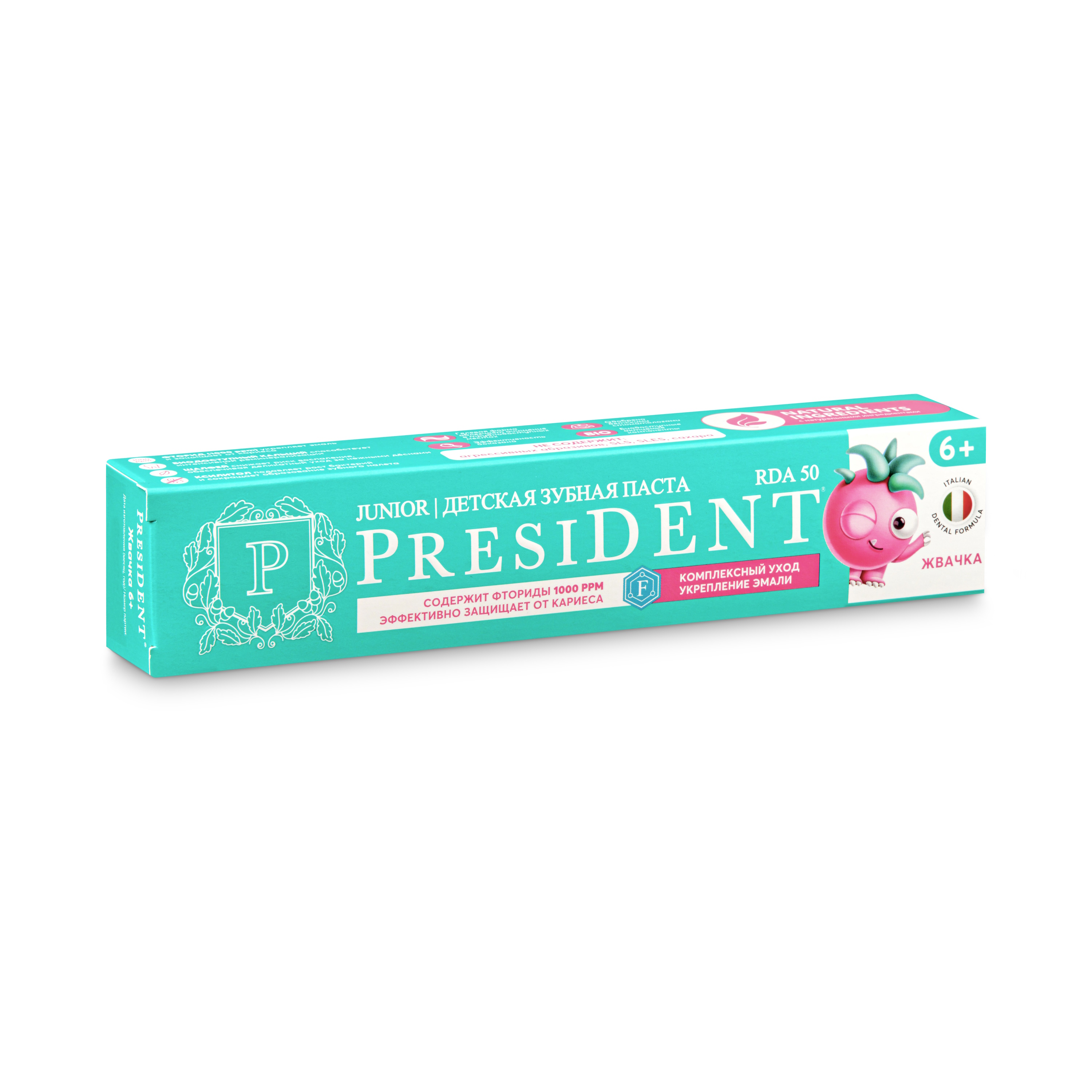 Зубная паста President Жвачка 70 г - фото 2