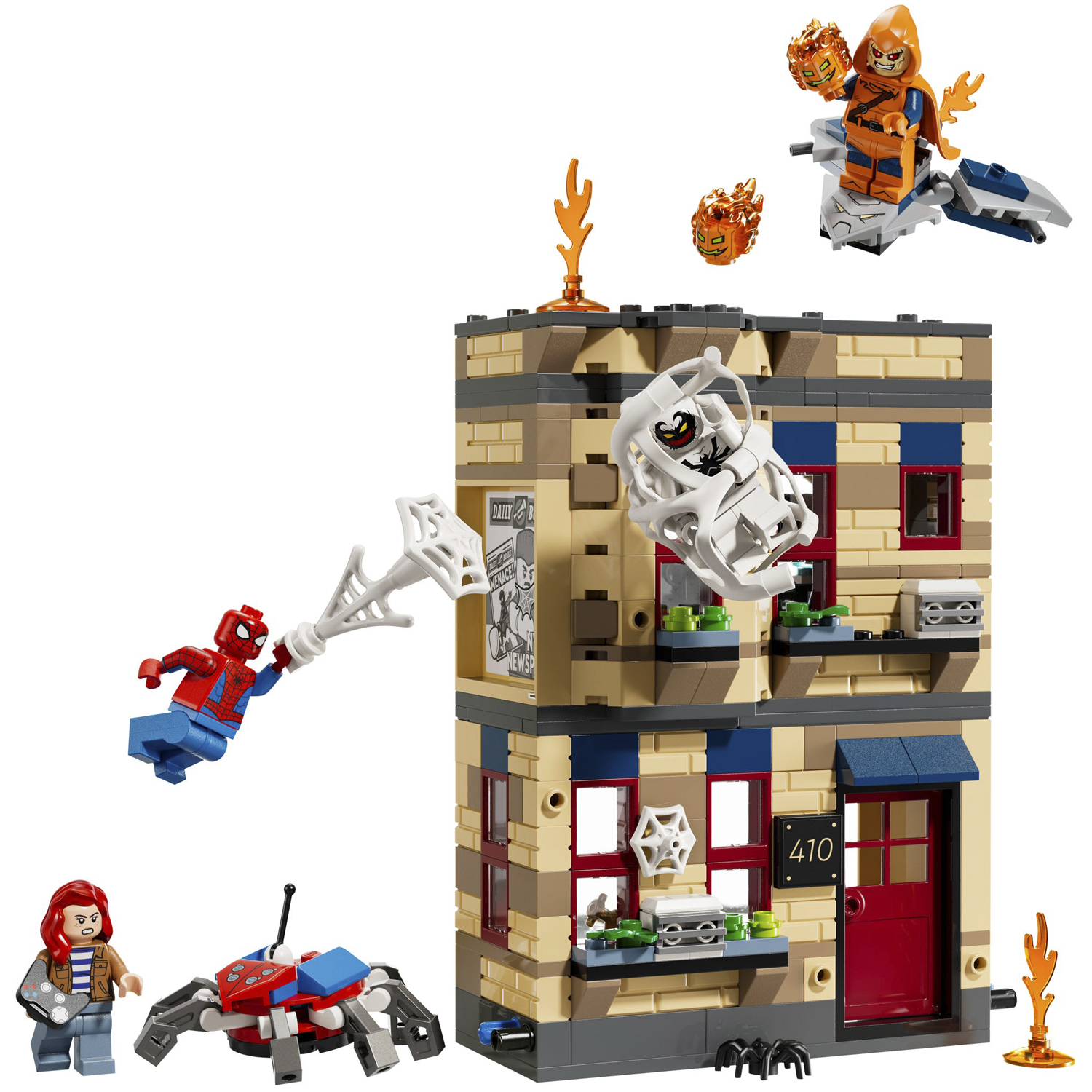 Конструктор LEGO Marvel Super Heroes Квартира Питера Паркера 394 дет. - фото 4