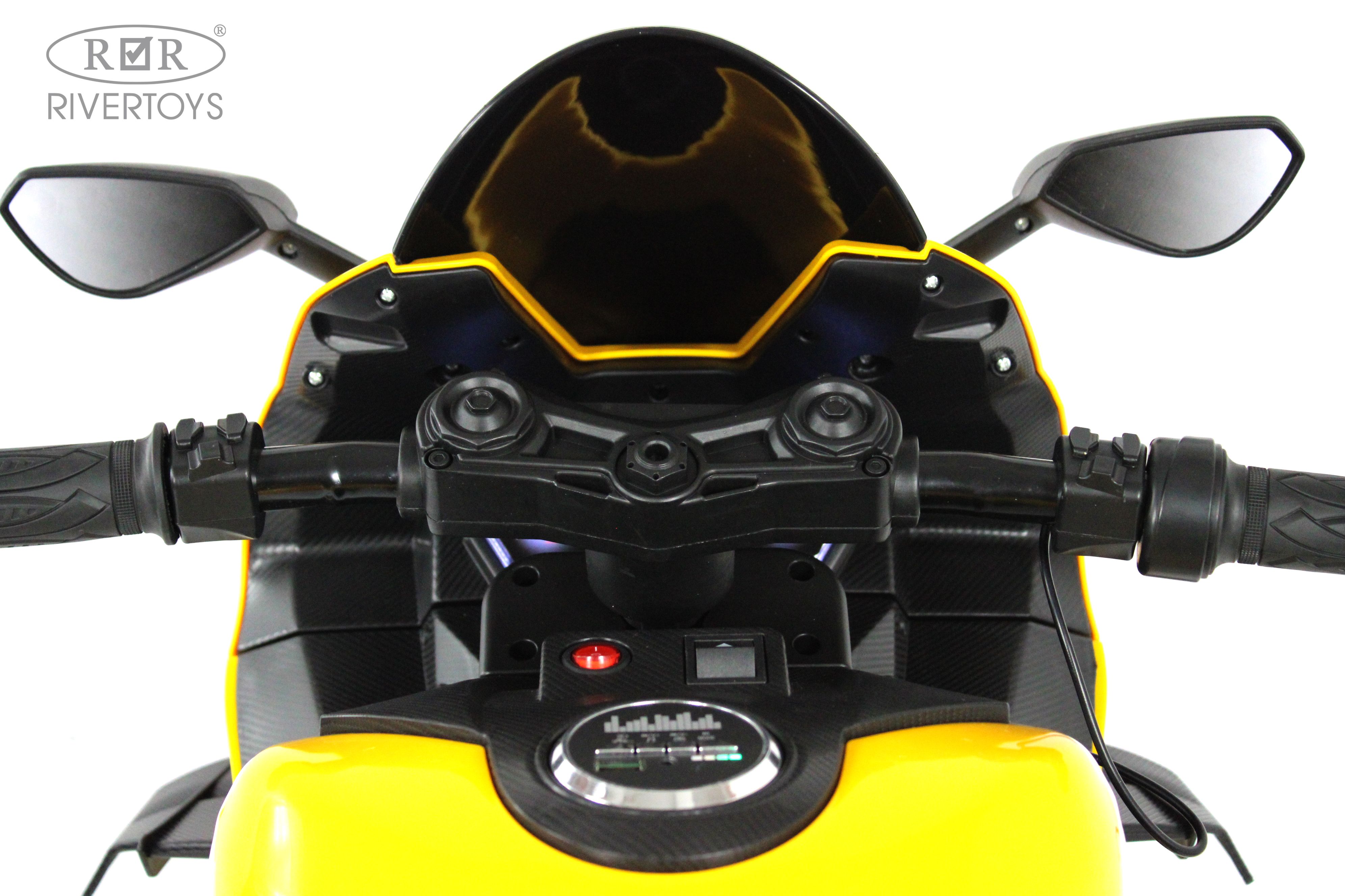 Электромотоцикл RIVERTOYS М777БХ-YELLOW - фото 8