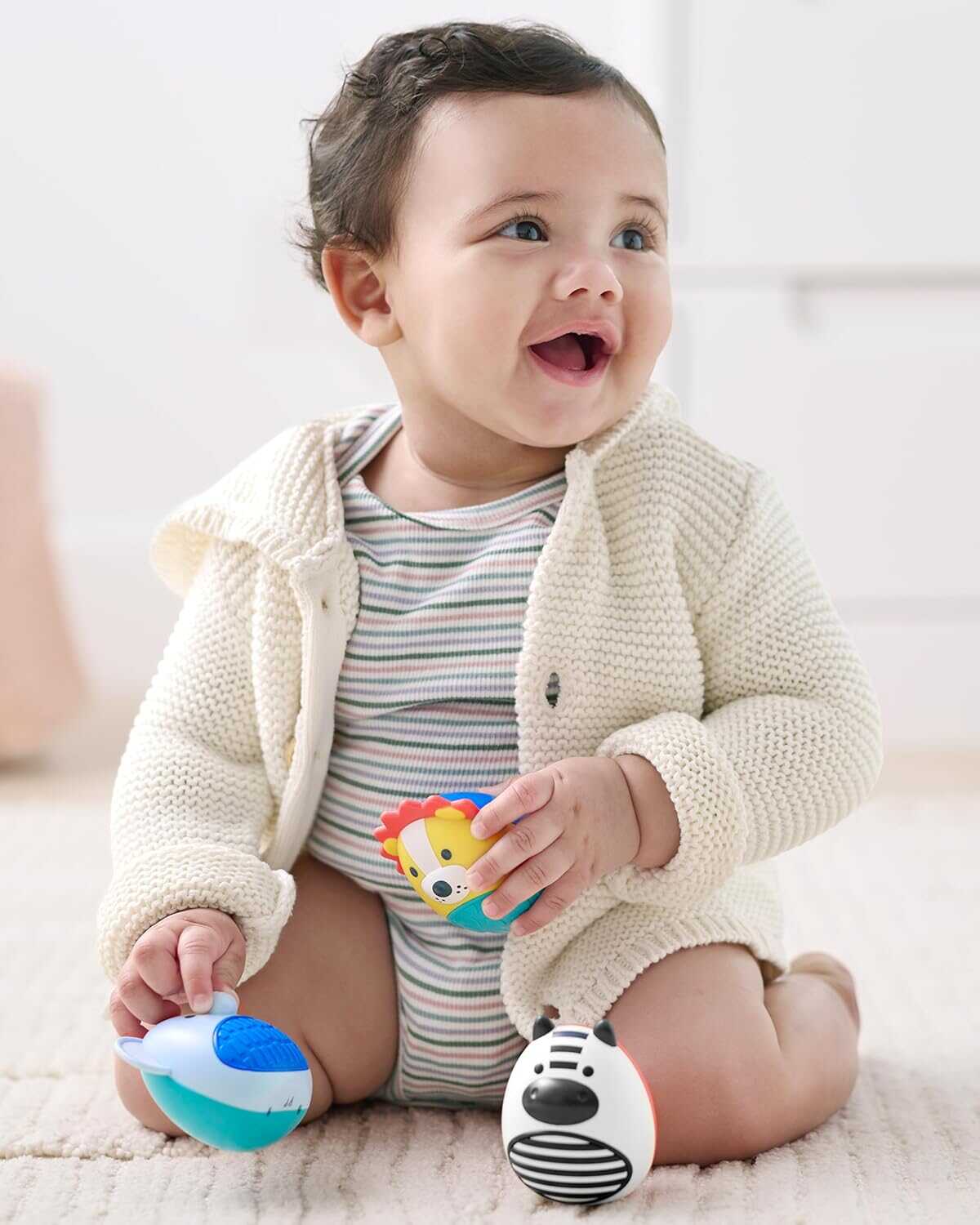 Игрушка Skip Hop погремушка для новорожденного набор Трио - фото 5