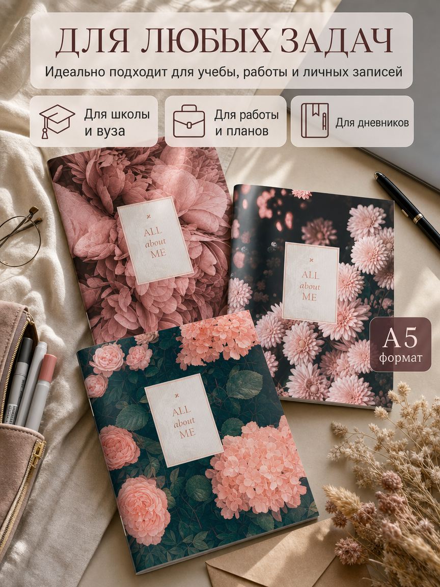 Общая тетрадь Lorex Stationery линейка 48 лист. 5 шт. - фото 4