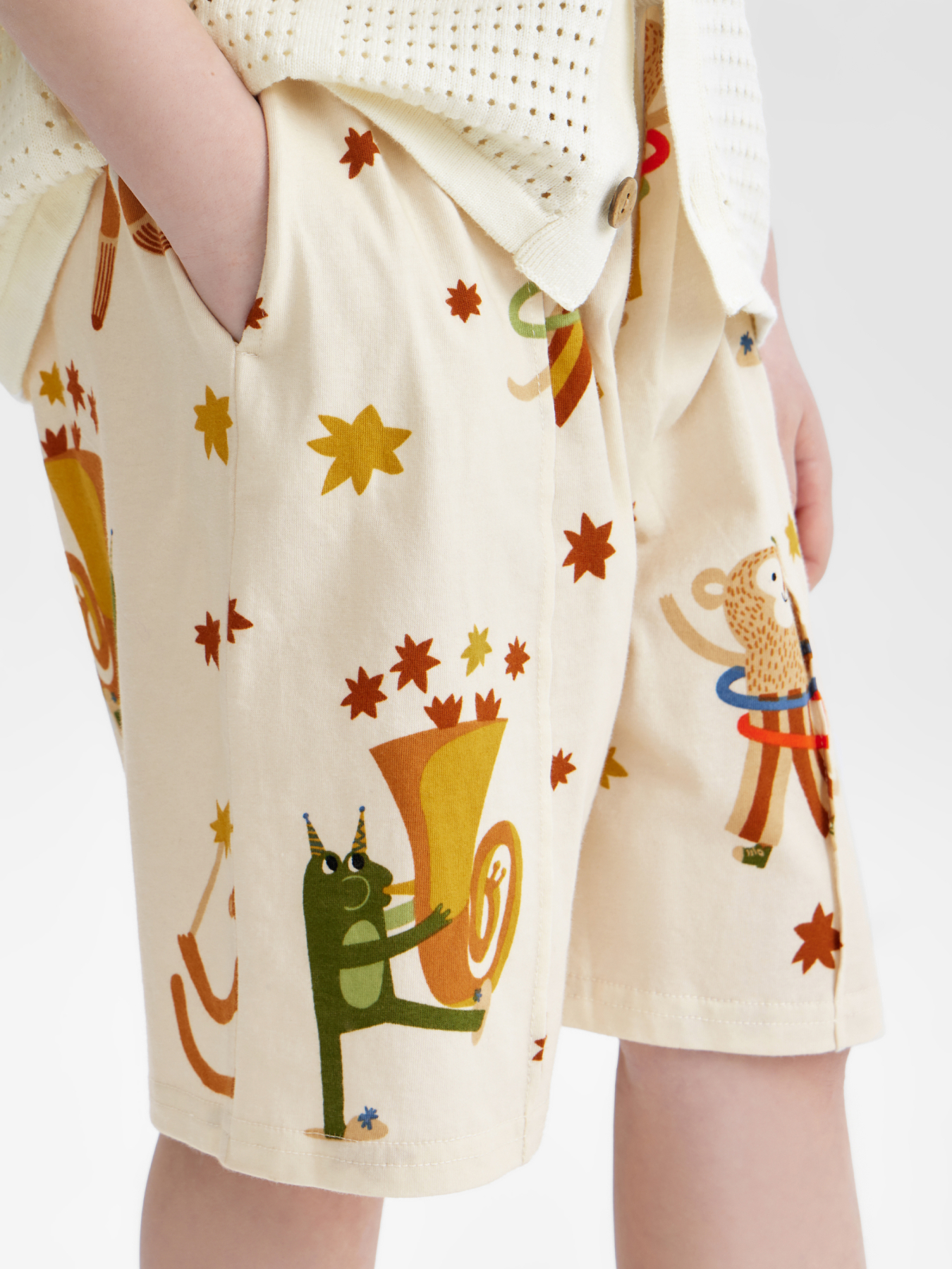 Шорты Happy Baby 88293-1milky(circus) - фото 6