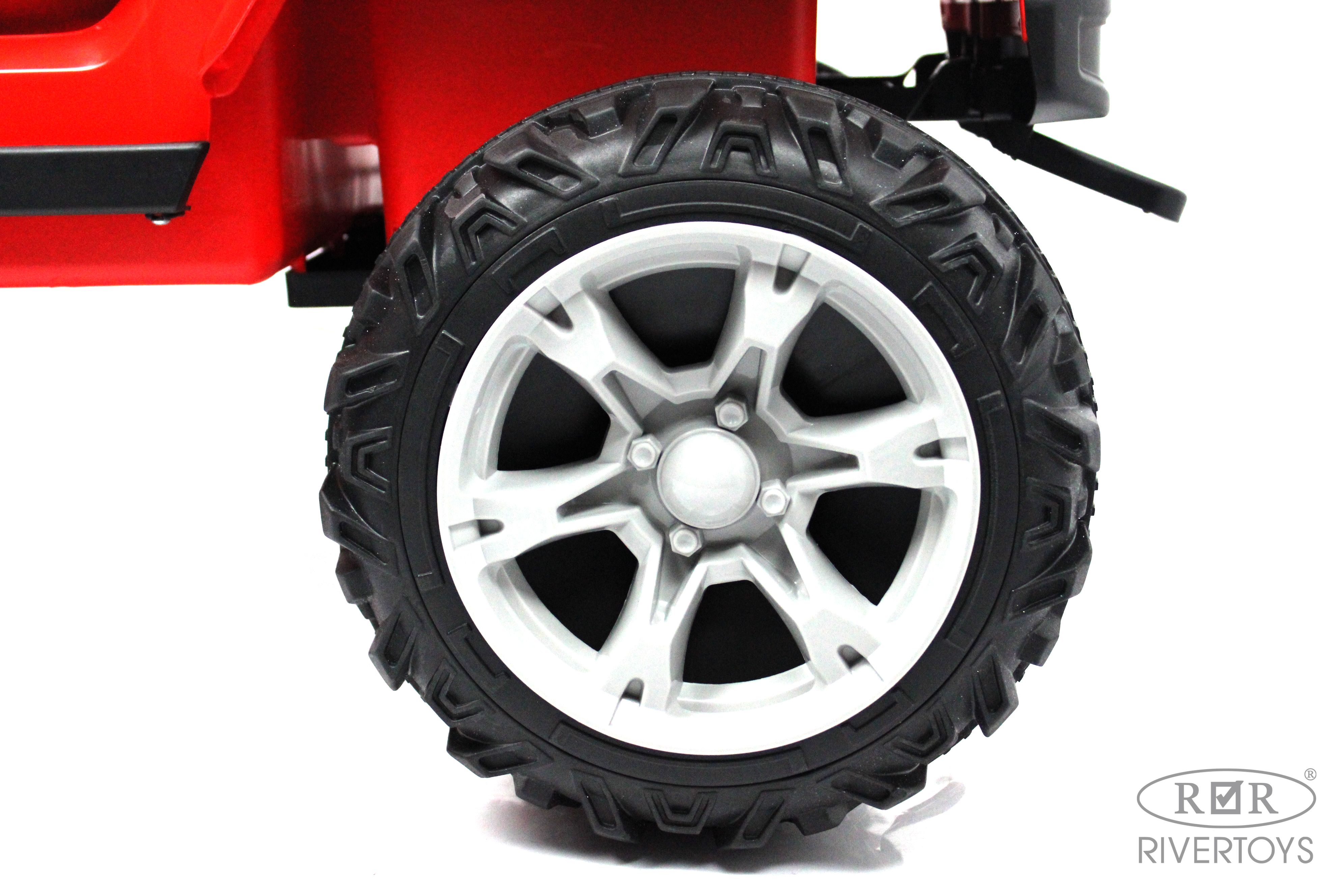 Электромобиль RIVERTOYS T222TT-4WD-RED С пультом ДУ - фото 16