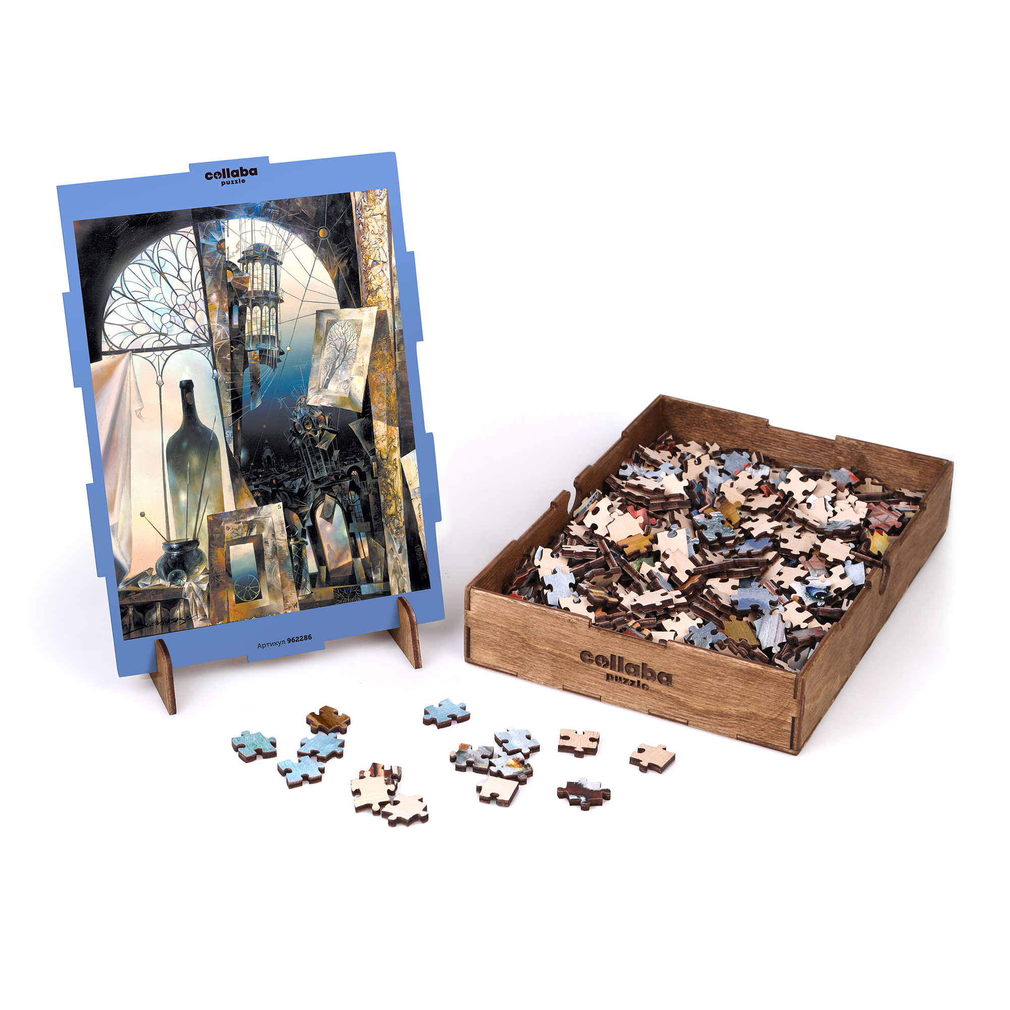 Пазл Collaba puzzle деревянный - фото 9
