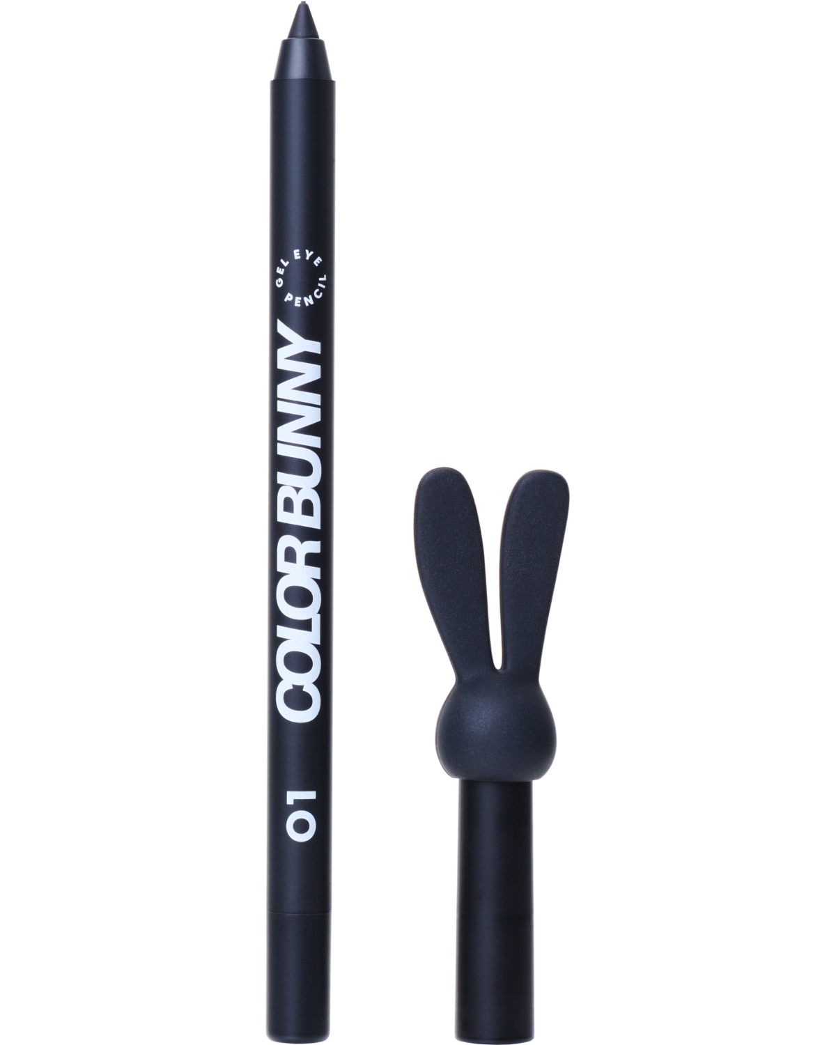 Карандаш для глаз Love Generation Color Bunny гелевый, стойкий, насыщенный, тон 01 черный, 1,3 г - фото 1