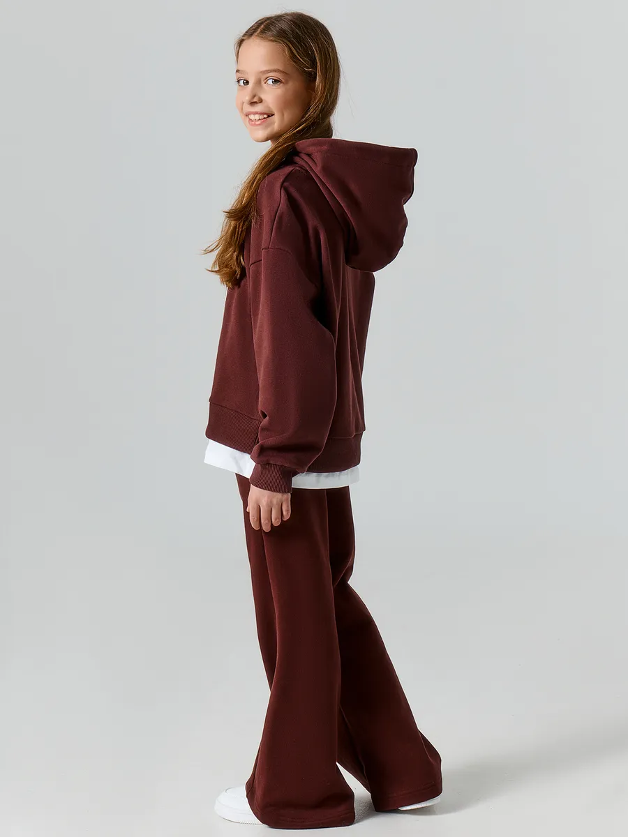 Худи Mark Formelle (Марк Формэль) 127986/коричневый +печать - фото 6