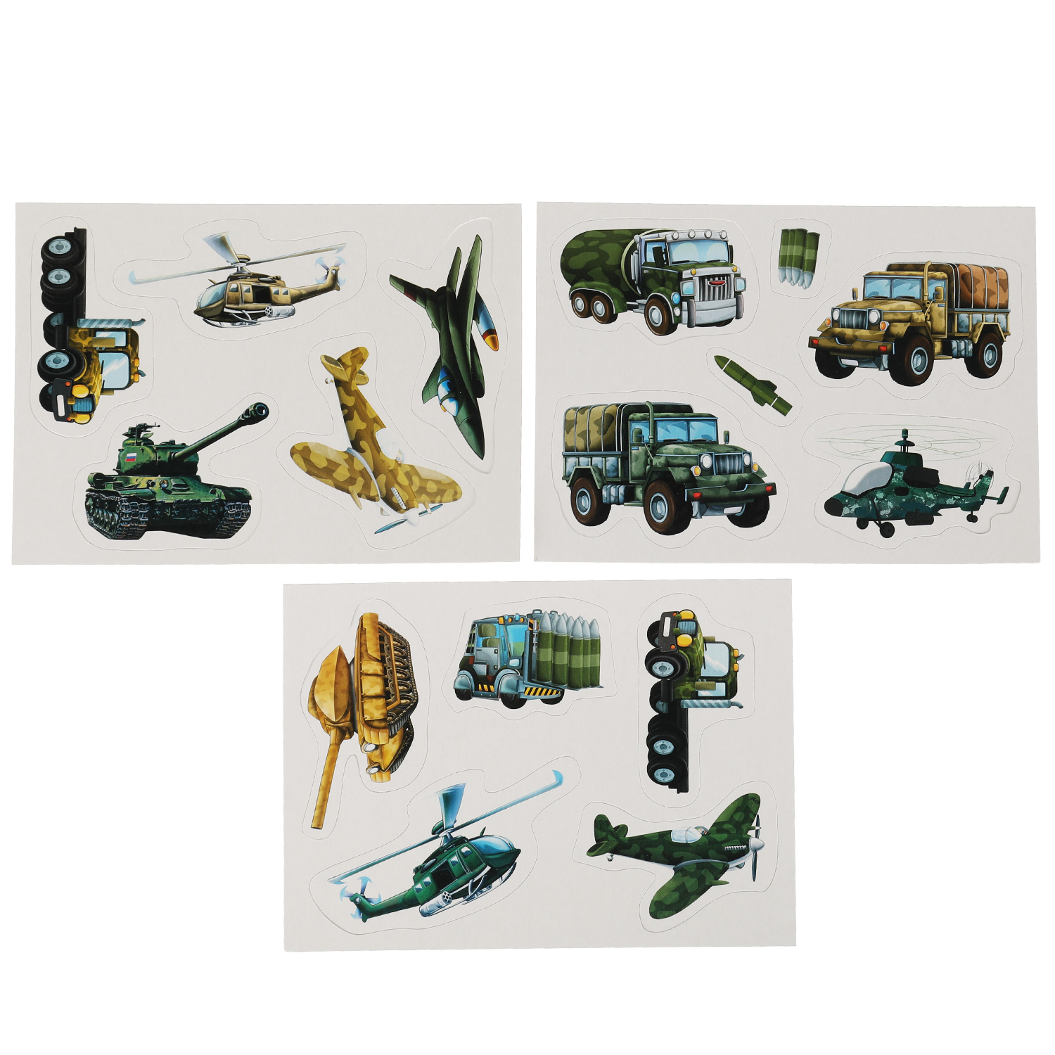 Настольная игра Умные игры Липучки Военная техника - фото 5