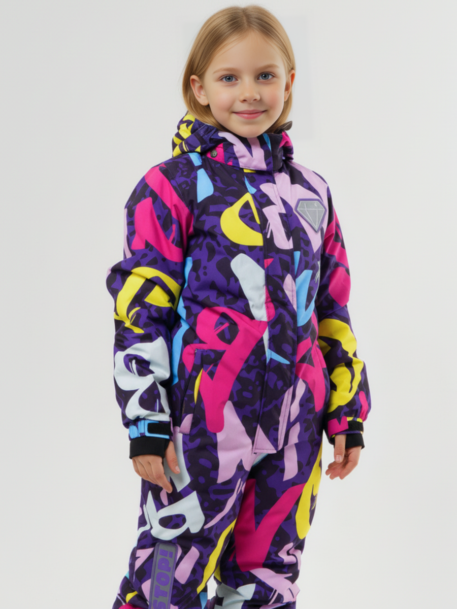 Комбинезон Saimaa GLO-10 фиолетово-розовый - фото 6