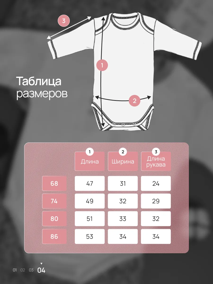 Боди Супер Пупс ромпер/молочный/розовыймилота - фото 5