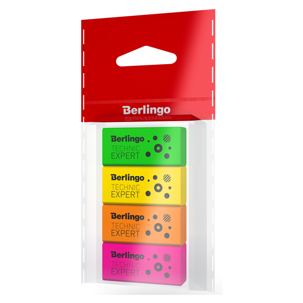 Ластик BERLINGO Technic Expert 4 шт. - фото 2