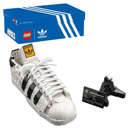 Конструктор LEGO Icons Кроссовки adidas Originals блочный