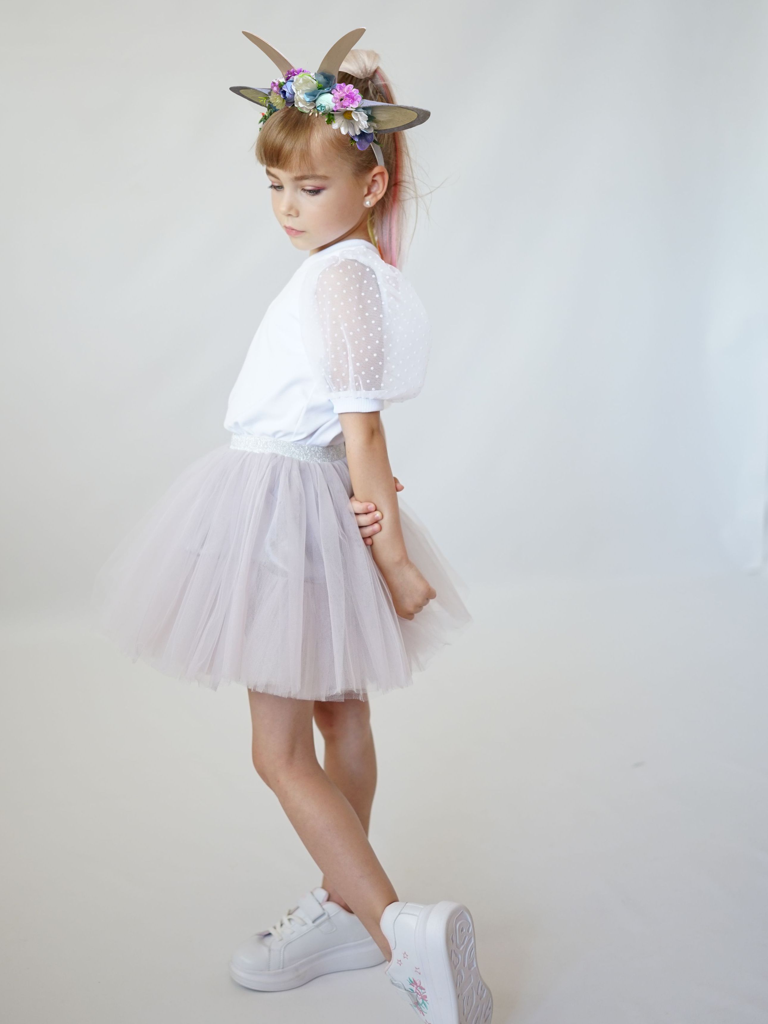 Ободок с ушками козы ЭнчантималсDress ОбУшиКоза - фото 6