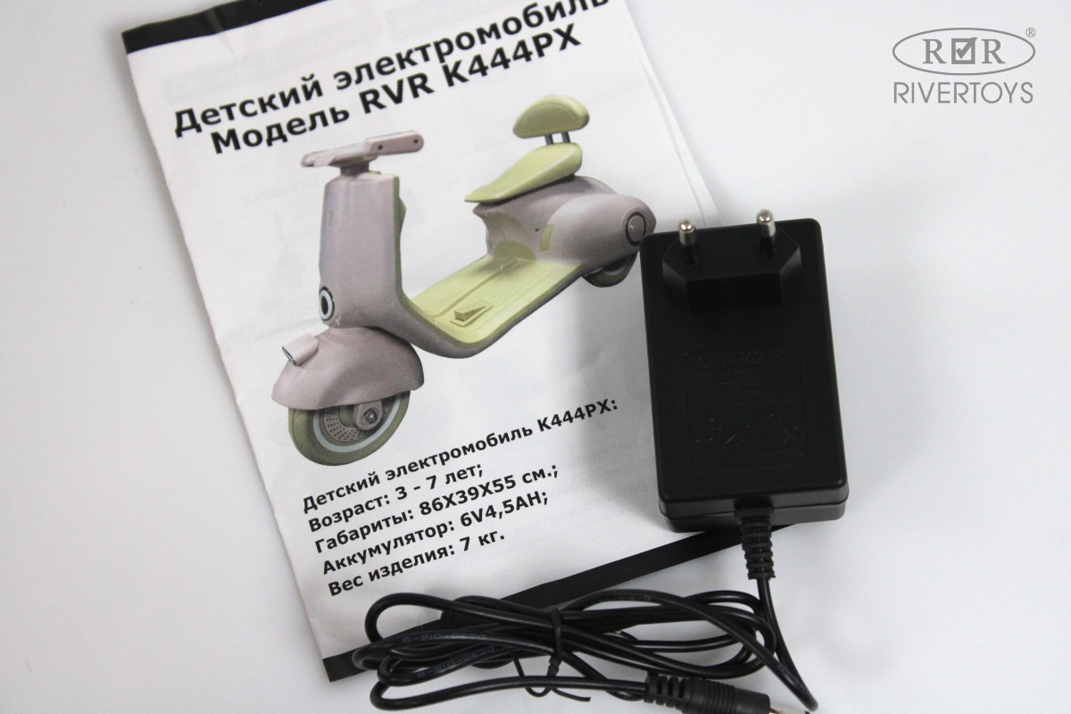 Электромобиль RIVERTOYS K444PX-GREEN - фото 16