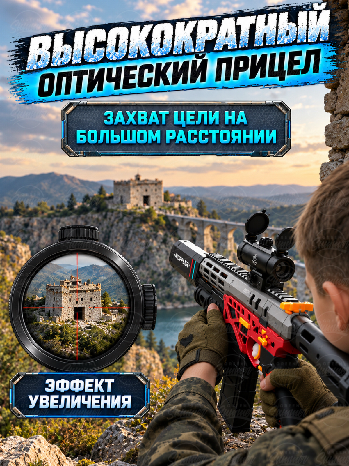 Автомат игрушечный KINGSIDE - фото 8