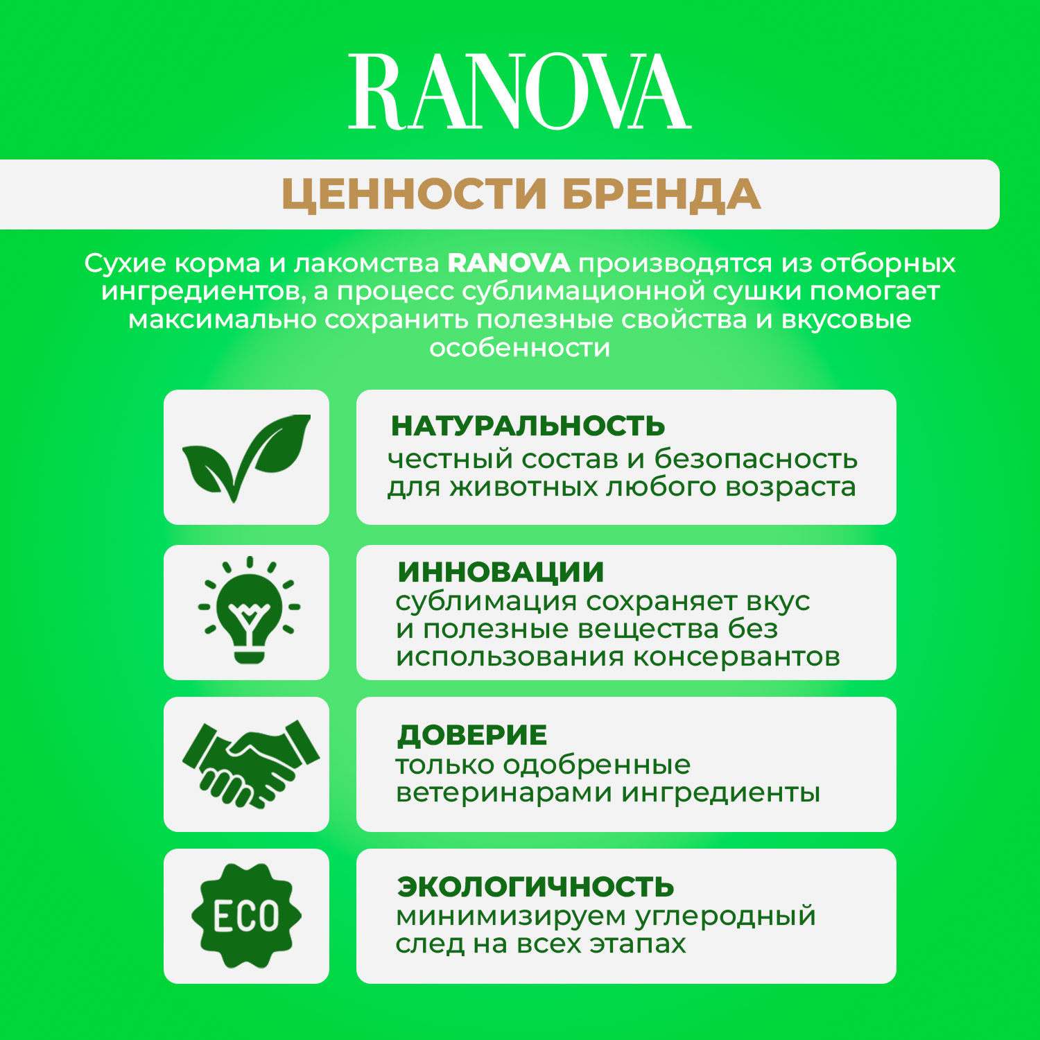 Лакомство для собак Ranova Утка сублимированное 50г - фото 7