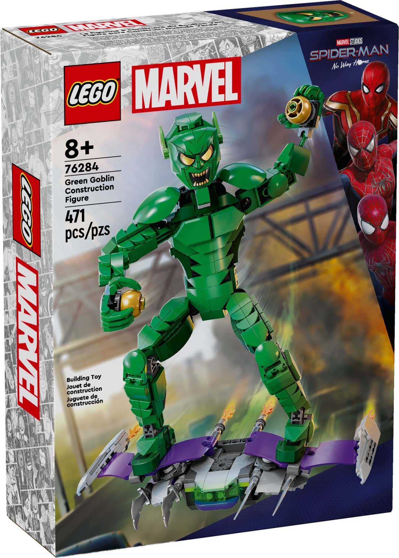 Конструктор LEGO Marvel Super Heroes Зеленый Гоблин 471 дет. - фото 1