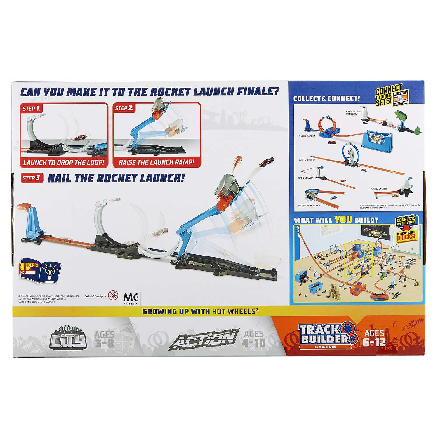 Дополнительная секция Hot Wheels Запуск ракеты с пусковой установкой FLK60 - фото 3