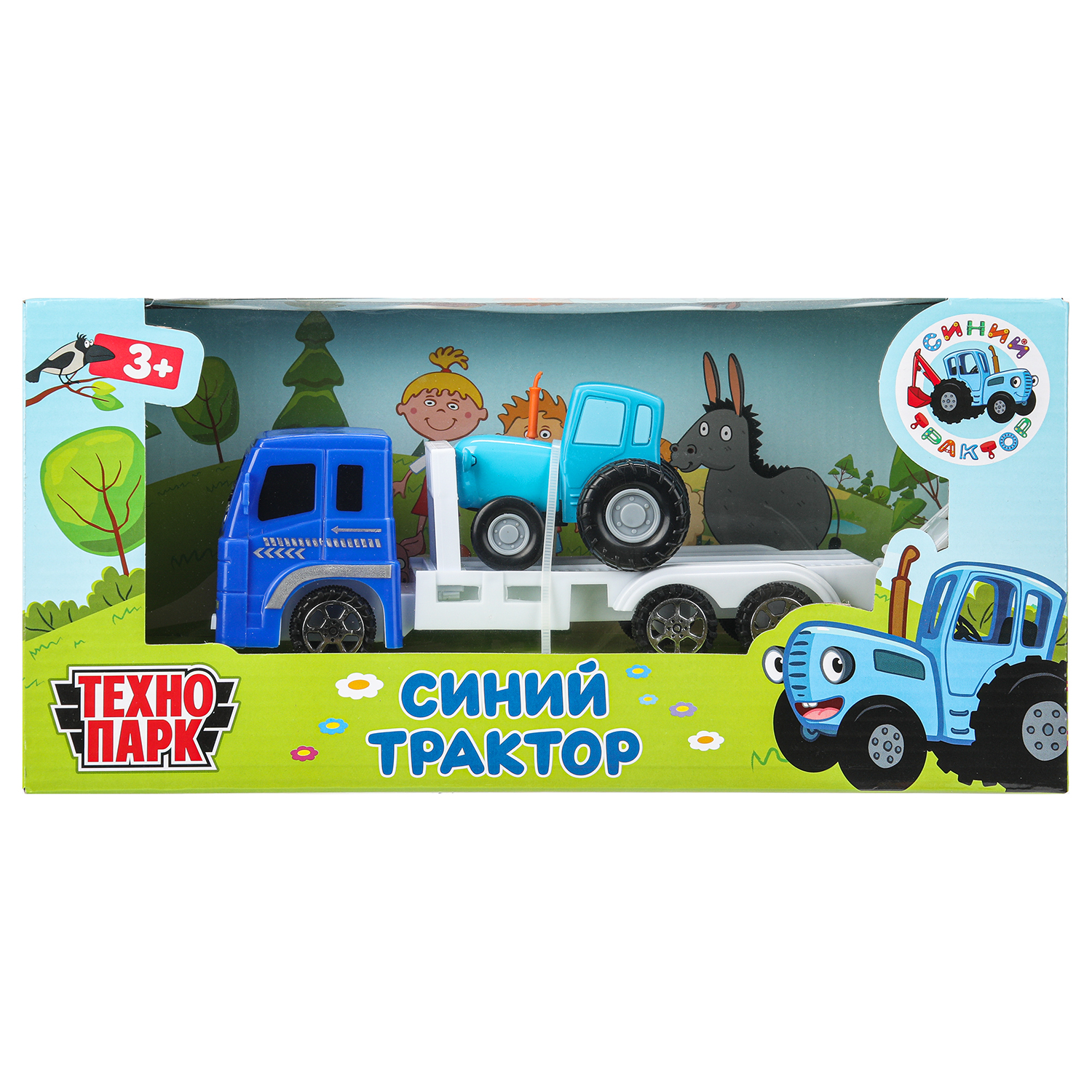 Игровой набор Технопарк Синий трактор 394280 - фото 10