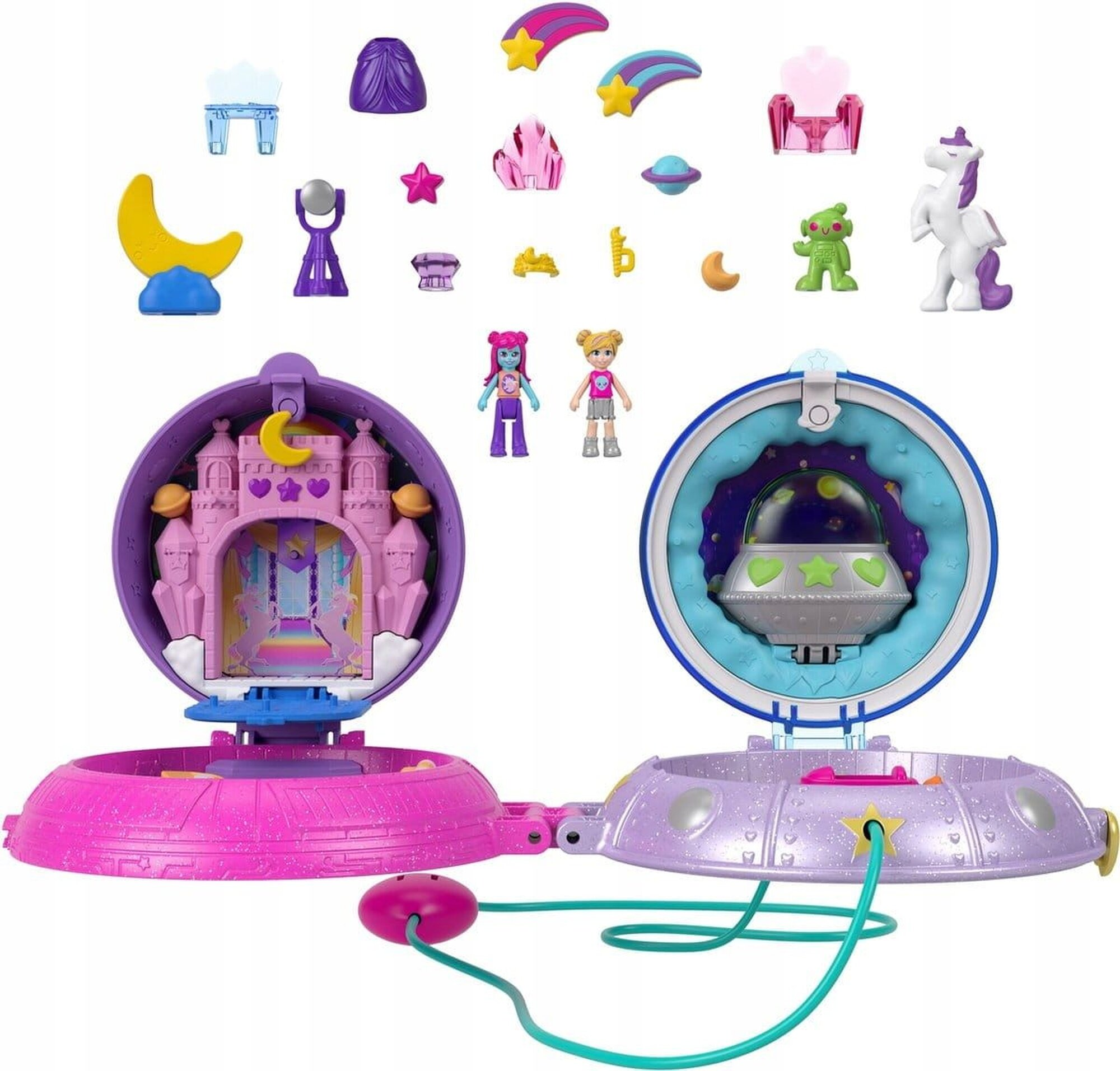 Игровой набор POLLY POCKET Double Play Space с куколками - фото 2