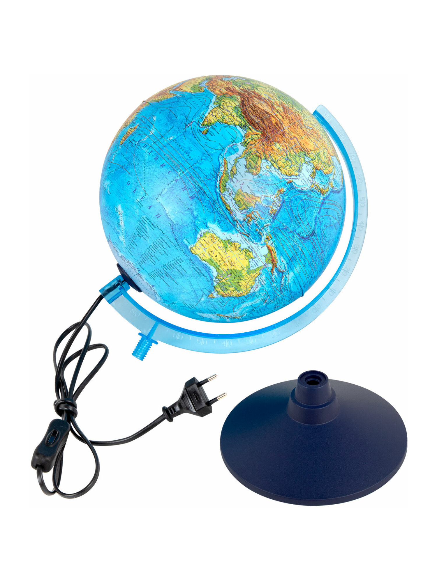 Глобус Globen физический с подсветкой диаметр 25 см - фото 21