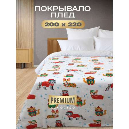Покрывало Happy Family велсофт 200 220 маскарад
