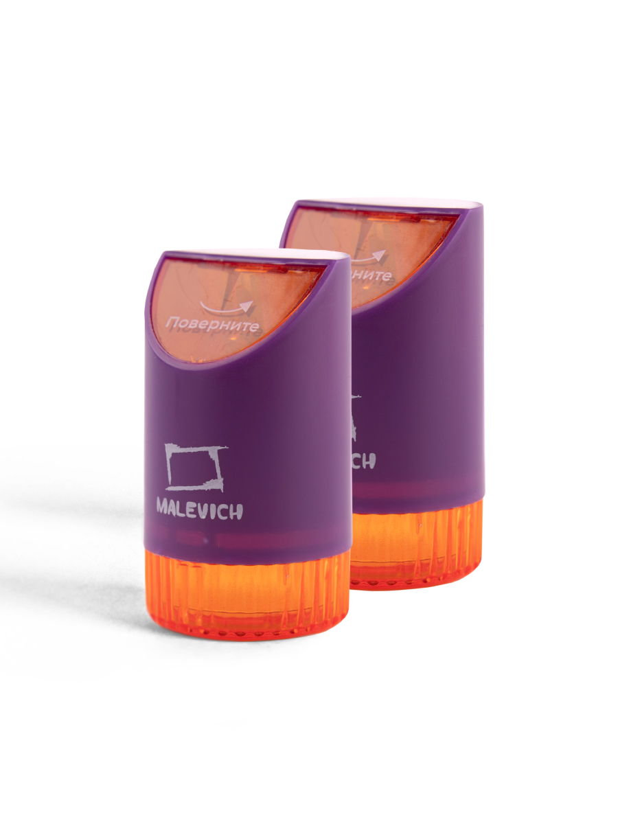 Точилка Малевичъ Фиолетовый 2 шт. - фото 5
