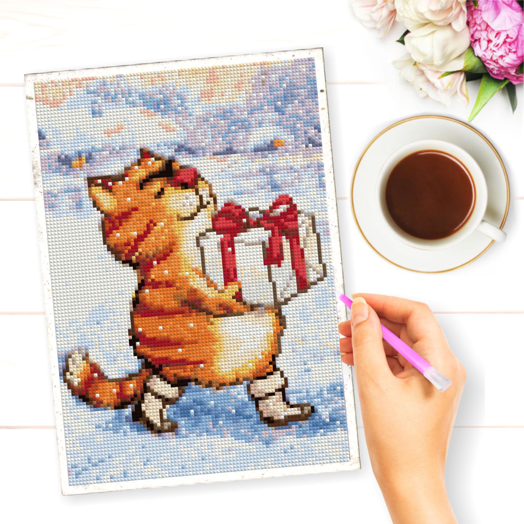 Алмазная мозаика Милато В гости - фото 4