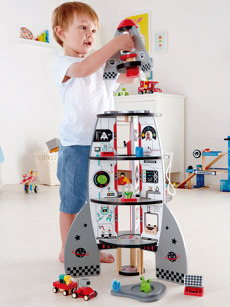 Набор игровой HAPE Четырехступенчатый космический корабль E3021_HP E3021_HP - фото 3