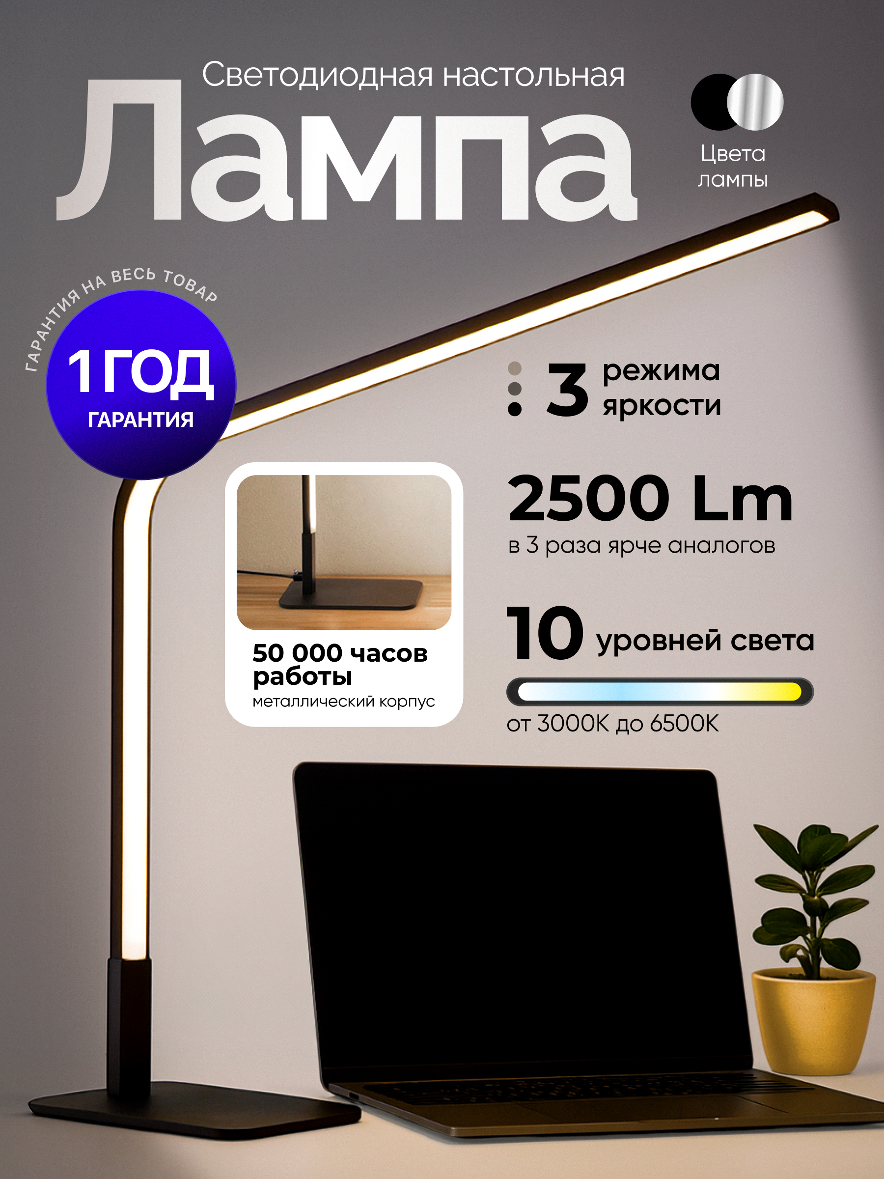 Лампа HomDoctor бестеневая - фото 1