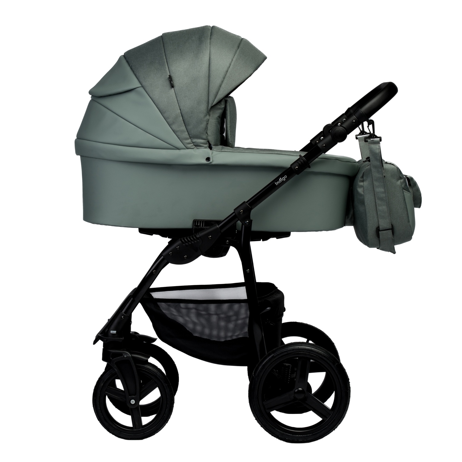 Коляска 2в1 Indigo Impulse Eco Ie 01 шалфей - фото 2