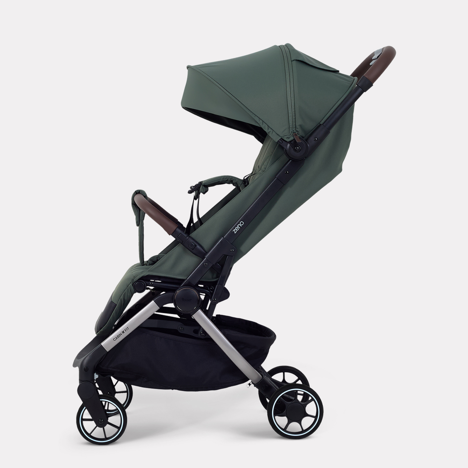 Коляска прогулочная Rant Zeno зеленый - фото 6