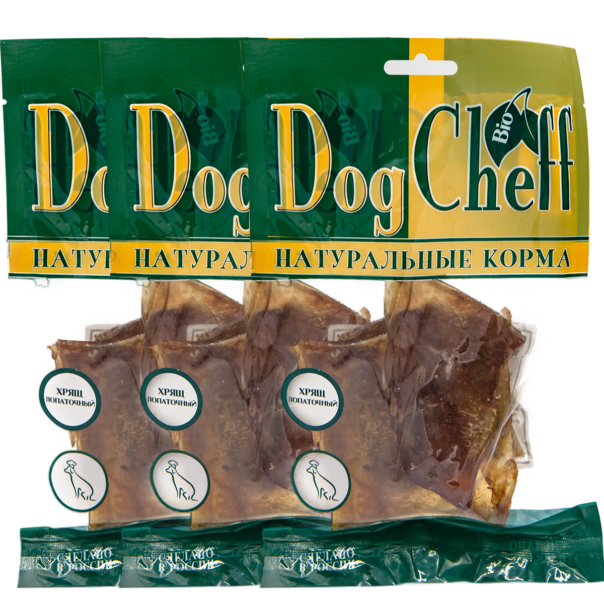 Хрящ лопаточный Dog Cheff Натуральные лакомства для собак - фото 1
