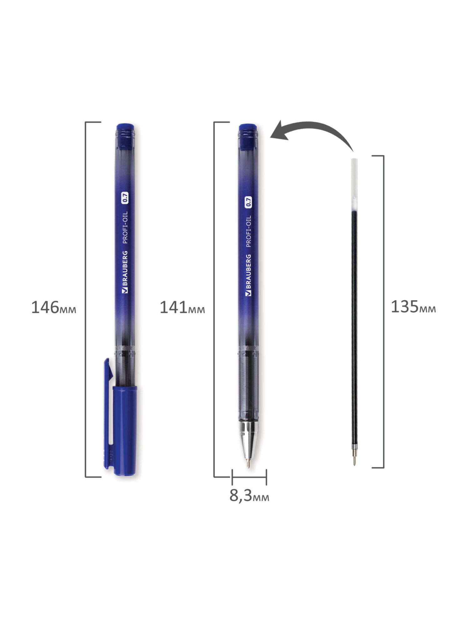 Ручка шариковая Brauberg 24 шт. - фото 12