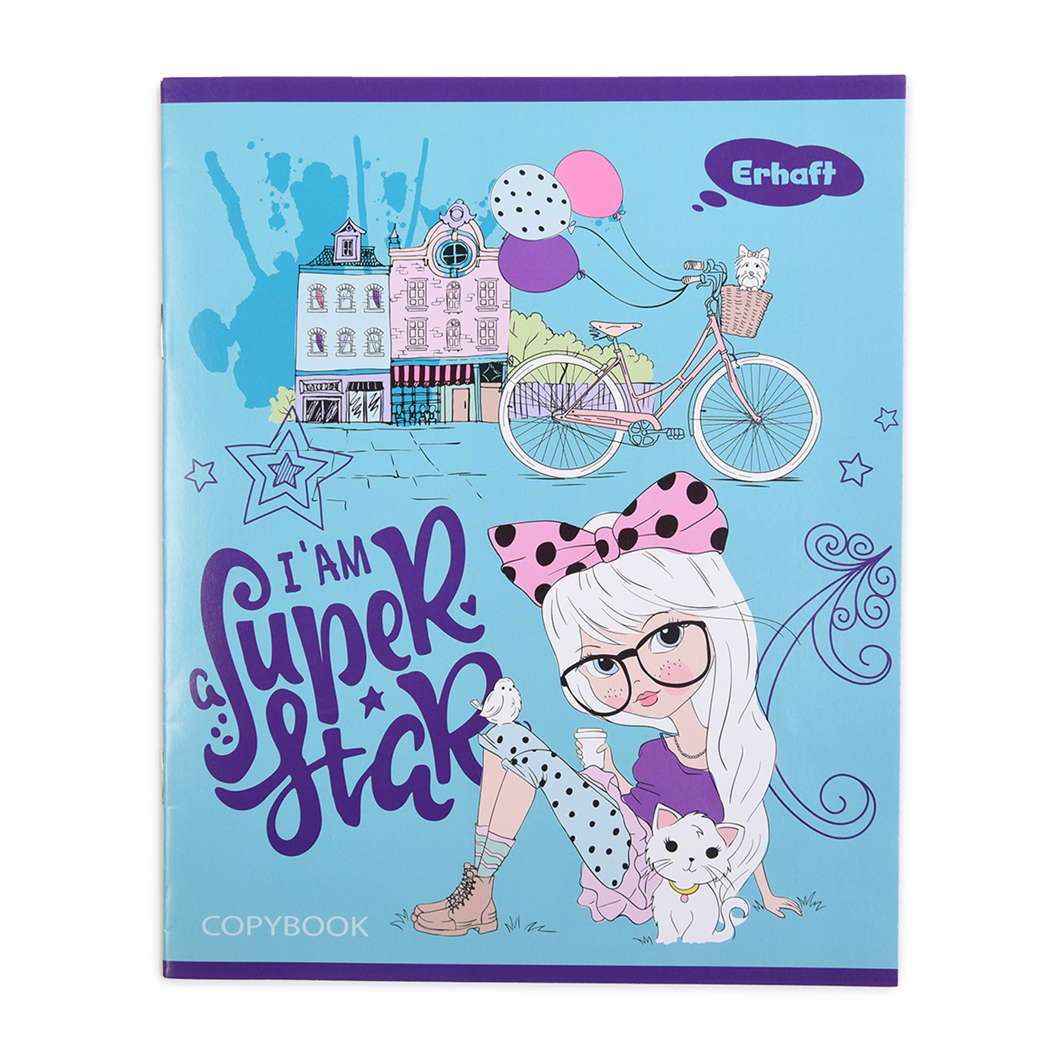 Тетрадь Erhaft клетка 12 лист. - фото 1