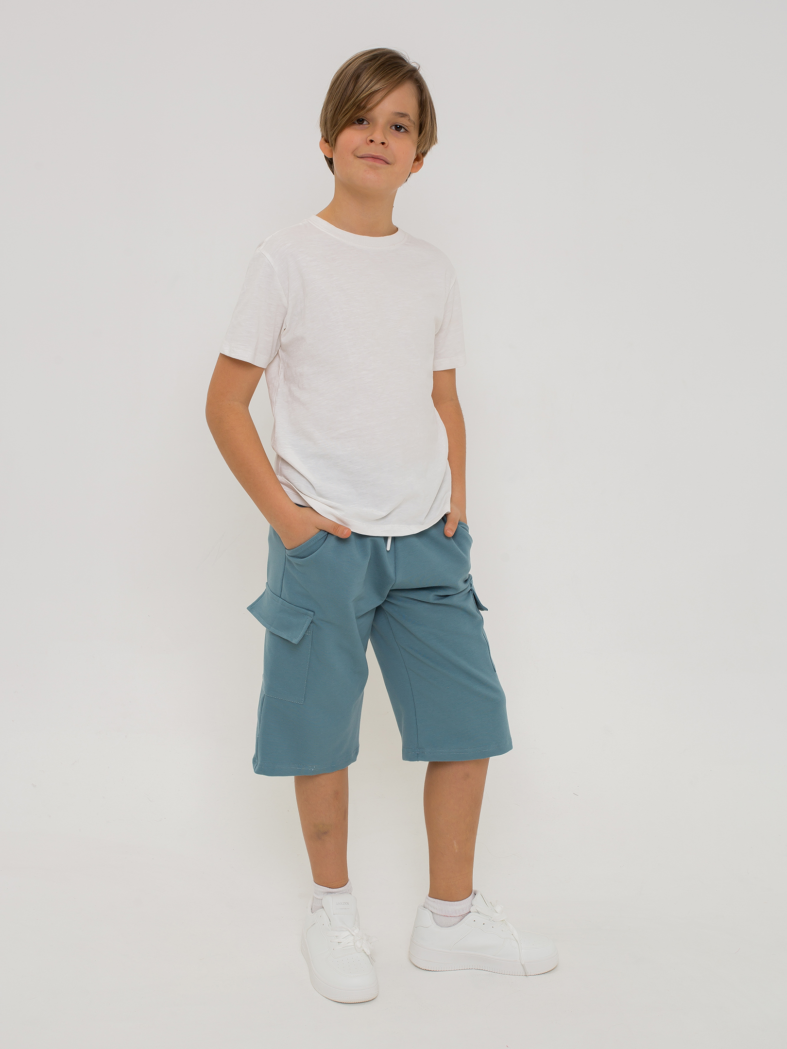 Бриджи Marishachildrenstyle БМ-137-серый - фото 13