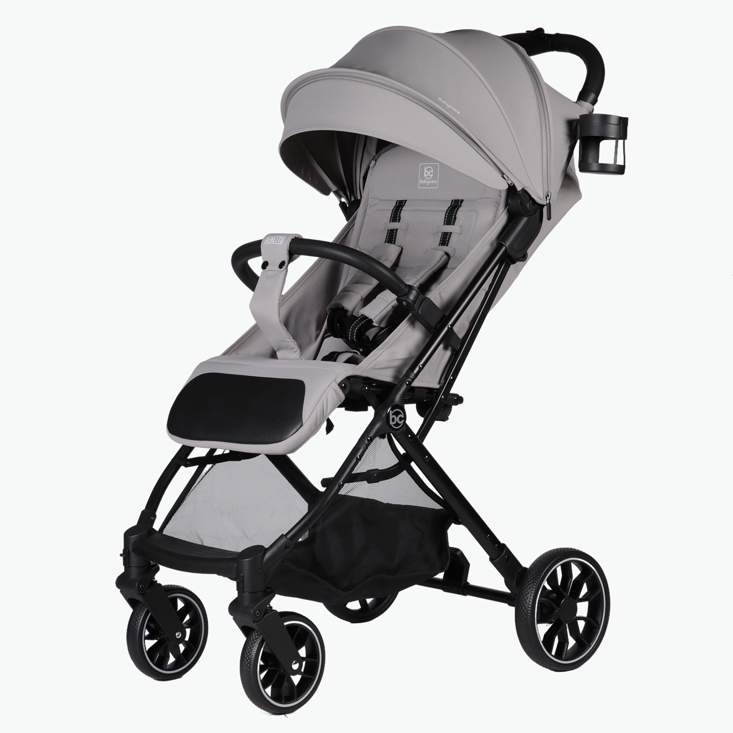 Коляска прогулочная BabyCare Venetto Серый серый - фото 1