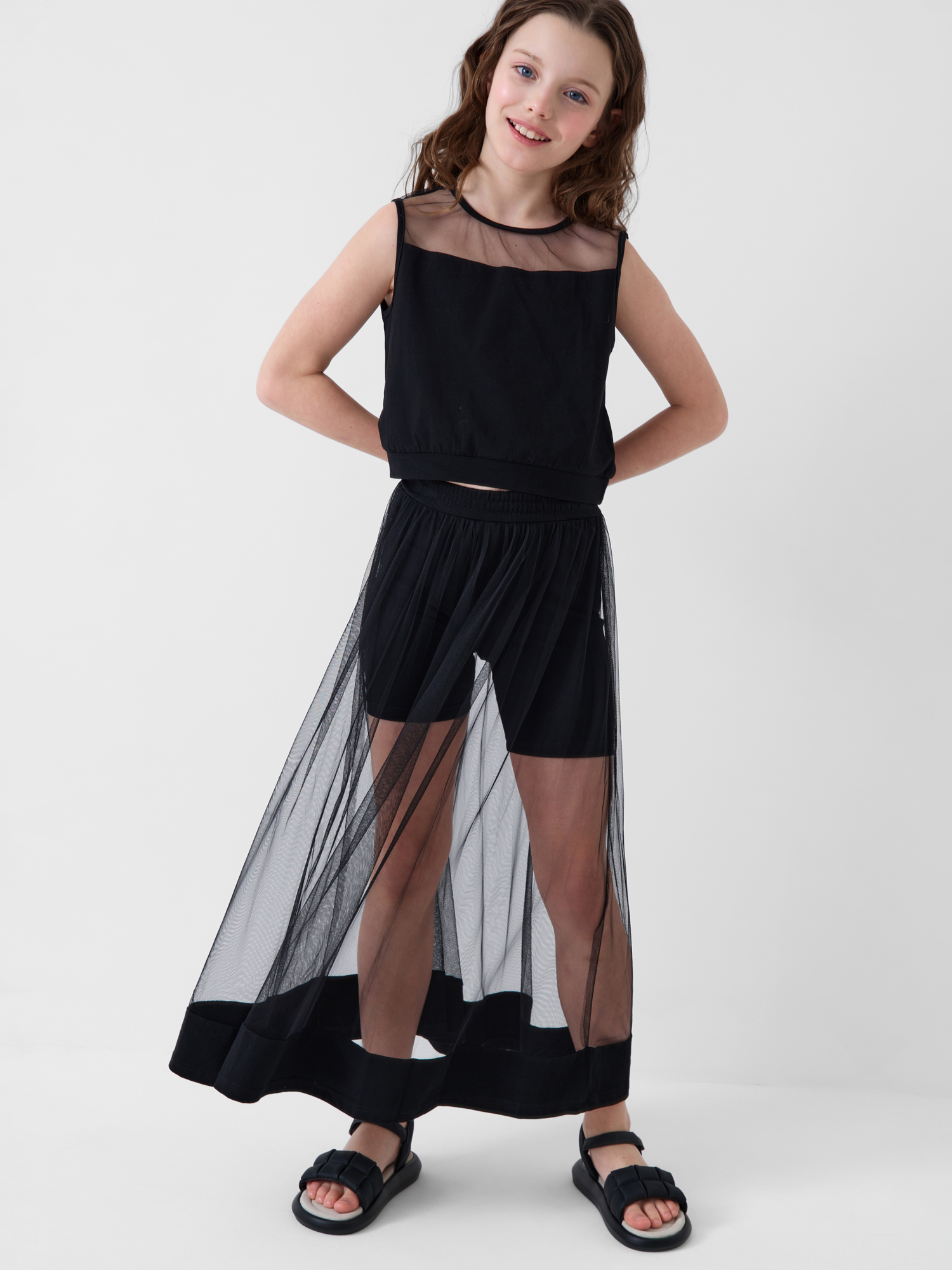 Футболка и юбка-шорты PlayToday 12621503 - фото 4