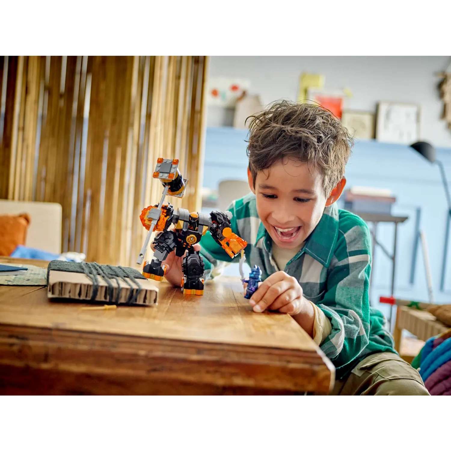 Конструктор LEGO NINJAGO Coles Elemental Earth Mech 235 дет. - фото 5