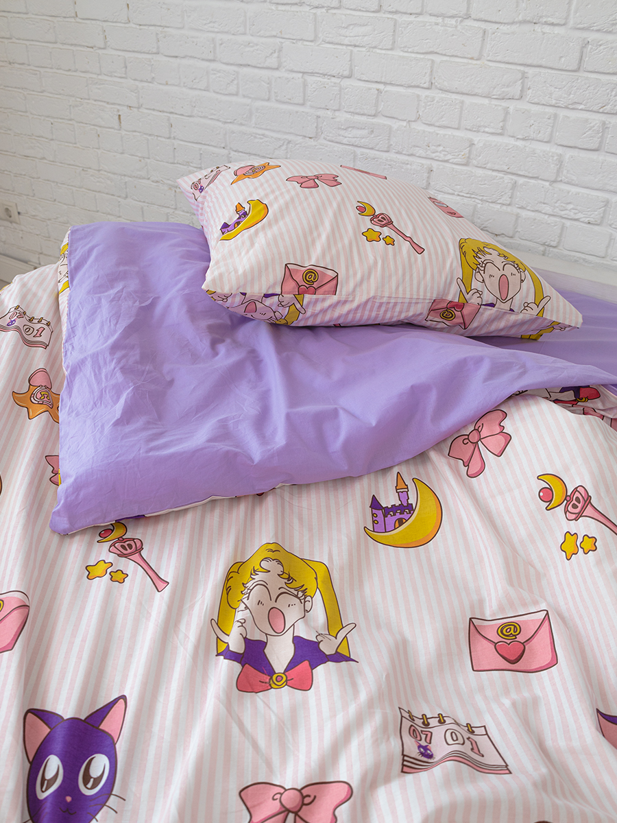 Комплект постельного белья BRAVO kids dreams Аниме простыня на резинке полутораспальный 3 предм. - фото 5