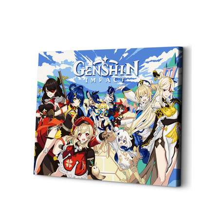 Картина по номерам Art sensation GenShin в ассортименте