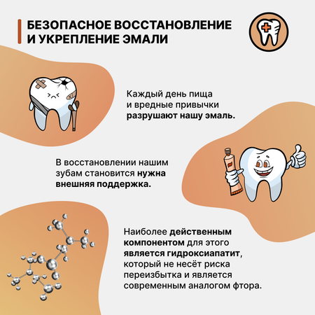 Зубной гель LocoSmile без фтора фруктовый, ягодный