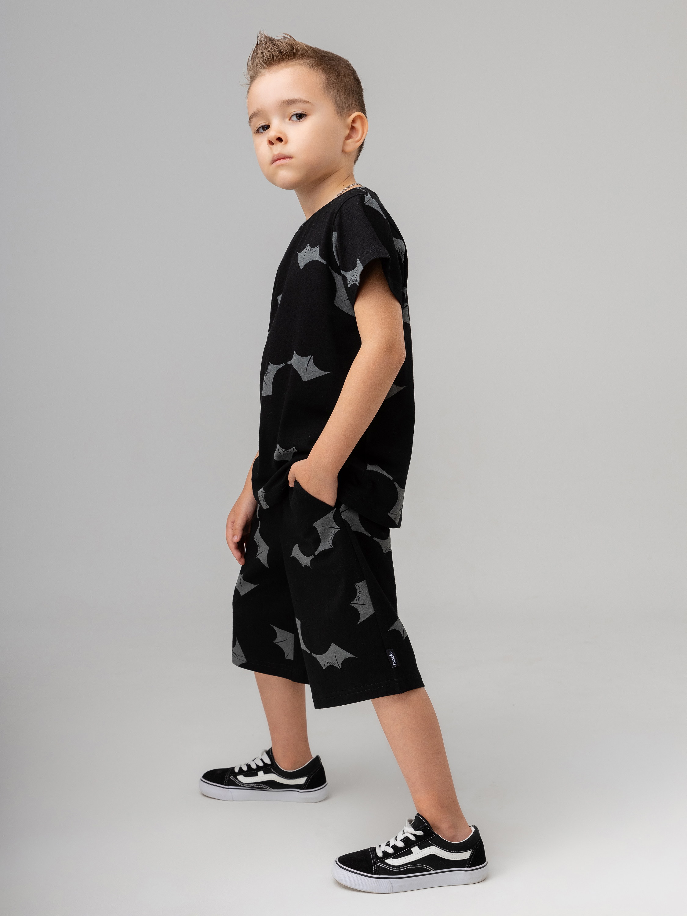 Костюм Bodo 11-391МU_черный (серый) - фото 4