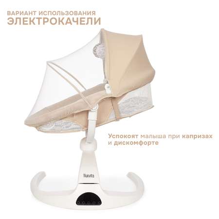 Электрокачели-колыбель для новорожденных Nuovita Mattina