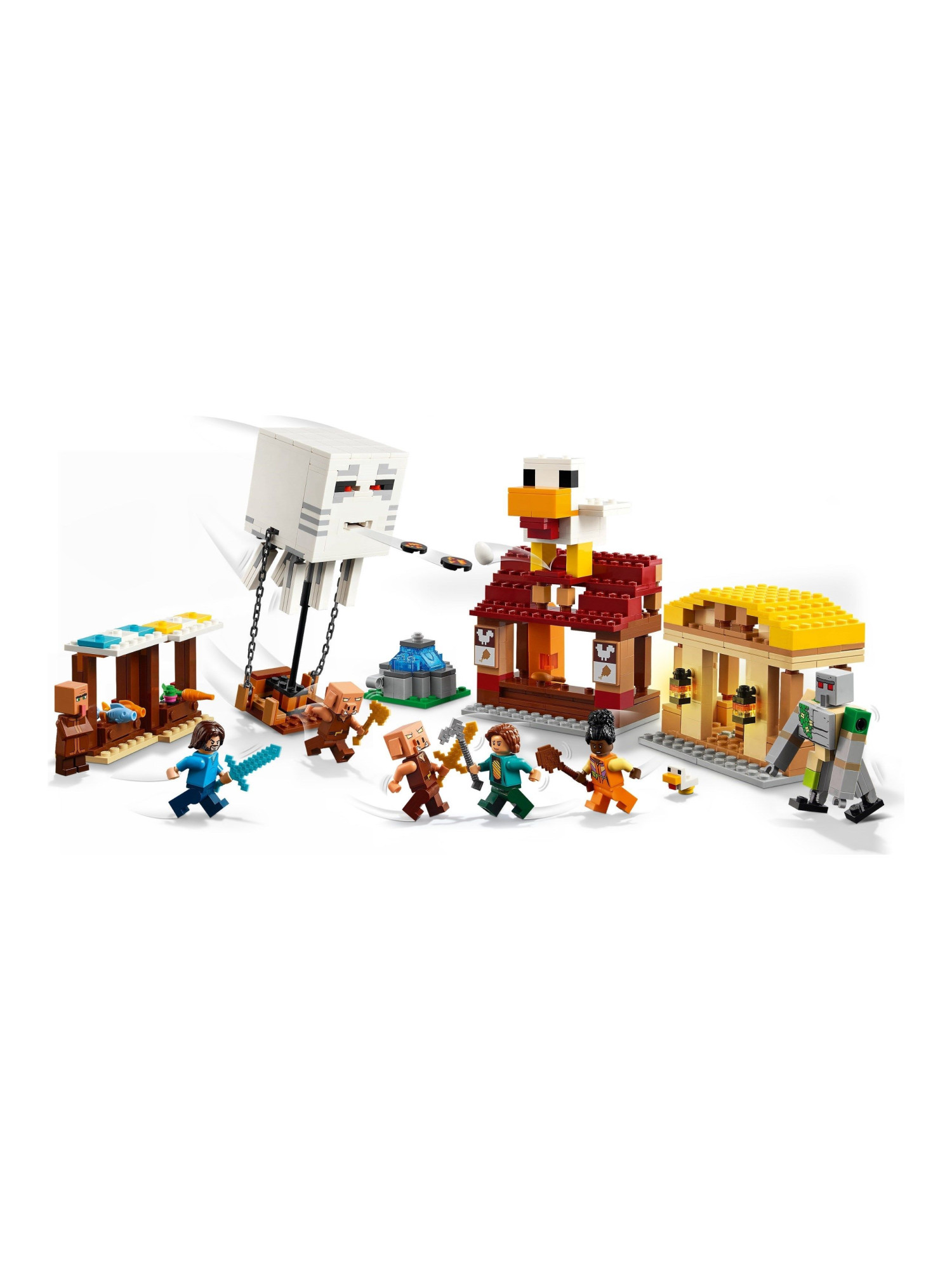 Конструктор LEGO Minecraft Нападение на деревню 555 дет. - фото 10