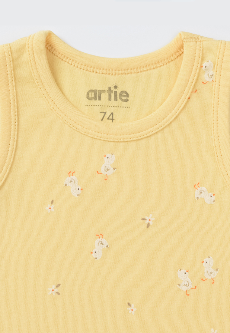 Боди 2 шт artie S25B14BM2-1503D/Желтый-бежевый - фото 3