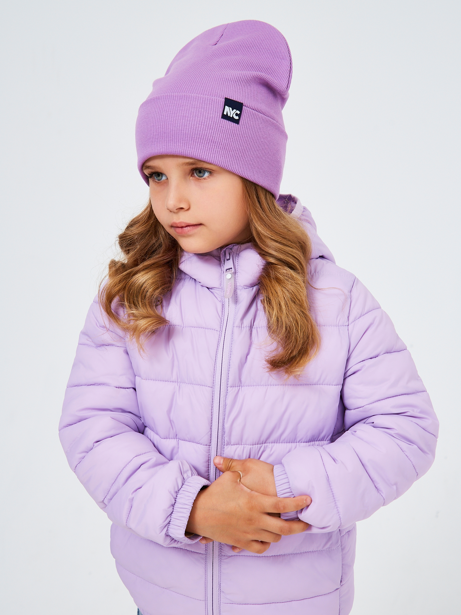 Шапка NYCkids NYC-H-070-KashG-purp - фото 12