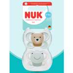 Пустышка Nuk силикон ортодонтическая 2 шт.