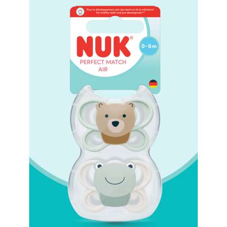 Пустышка Nuk силикон ортодонтическая 2 шт.